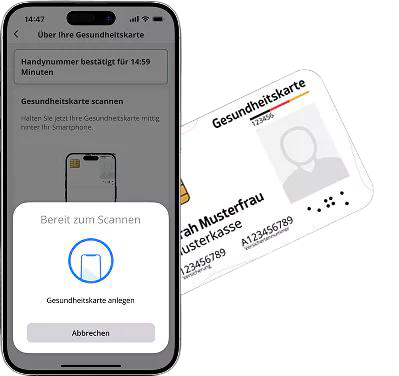 App zeigt sichtbare Rezepte auf dem Smartphone